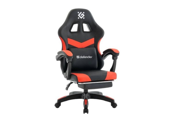 Defender Игровое кресло Runa PRO Черн/крас, PU, класс2