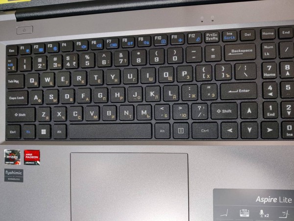 Ноутбук Acer Aspire Lite AL15-41 15.6" FHD, AMD R7-5700U, 16Gb, 512GB SSD, RJ45, no OS, серебро (UN.431SI.278)