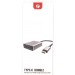Aдаптер USB 3.1 Type-Cm -->HDMI A(f) 4K@60Hz, Aluminum Shell, VCOM<CU423T> VCOM USB 3.2 Type-C (m) - HDMI (f)