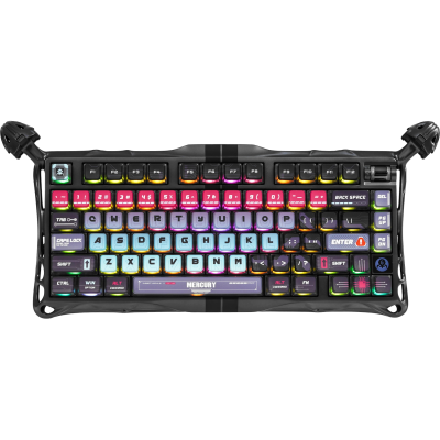 Игровая клавиатура Gravastar Mercury V75 Pro Cyberpunk (6972448923897)