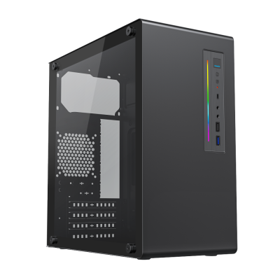 Корпус без блока питания Foxline FL-728TG-U3C