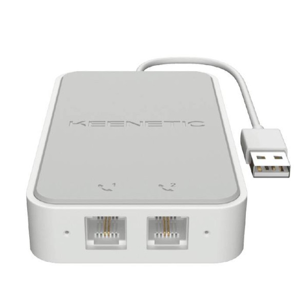 Keenetic Linear (KN-3110) USB-адаптер для двух аналоговых телефонов