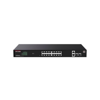 IP-COM G2220P-16-250W Коммутатор управляемый PoE, 18 портов, 18x1 Гбит/с, SFP 2x1 Гбит/с, PoE 16x30Вт (до 230Вт)