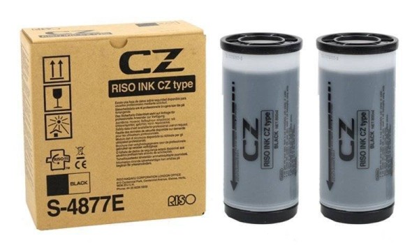 Краска RISO CZ Черная (800мл) (o) ( ПРОДАВАТЬ КРАТНО ДВУМ ШТУКАМ!!!)