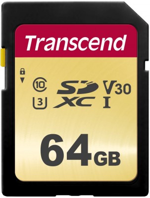 Карта памяти Transcend SDXC 500S