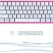 Клавиатура игровая HyperX Alloy 60 pink