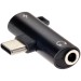 Переходник USB3.1 Type-C 2 in 1 audio+PD charging черный <TA433-B> VCOM TA433M-B