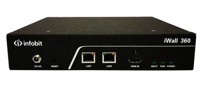 Контроллер видеостены Infobit [iWall 360] 1 вход 4K HDMI, 4 выхода 1080р, вращение на 360 градусов. Поддержка каскадирования.