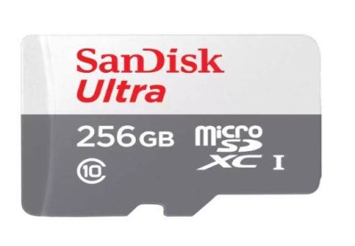 Флеш карта microSD 256GB SanDisk microSDXC Class 10 Ultra UHS-I A1 100MB/s