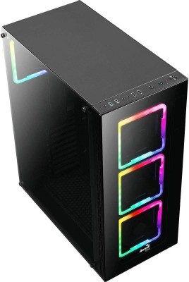 Корпус Aerocool Tor Tempered Glass (3xUSB, 2xAudio, 4x120 мм FAN, RGB подсветка, прозрачная стенка-закаленное стекло, AT