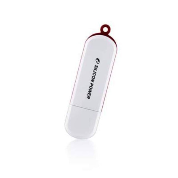 Флеш накопитель 4GB Silicon Power LuxMini 320, USB 2.0, Белый
