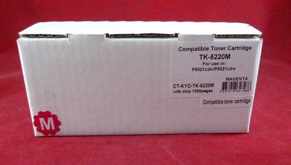 Тонер-картридж для Kyocera Ecosys P5021cdn/P5021cdw/M5521cdn/M5521cdw TK-5220M magenta 1.2K ELP Imaging®