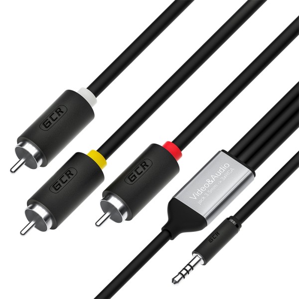 Кабель-переходник аудио jack 3,5mm / RCA Greenconnect GCR-53202