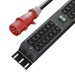 Панель распределения ONTEK PDU Metered Input ОМРВ7 вертикальная c функцией удаленного мониторинга, 32A/3ф, с мини-выключателем 16А 6шт, выход - C13 x 42 шт., кабель 3 м, IEC60309 5p