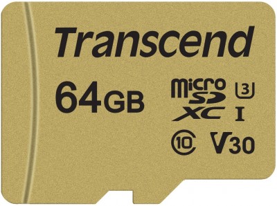 Карта памяти Transcend microSDXC 500S