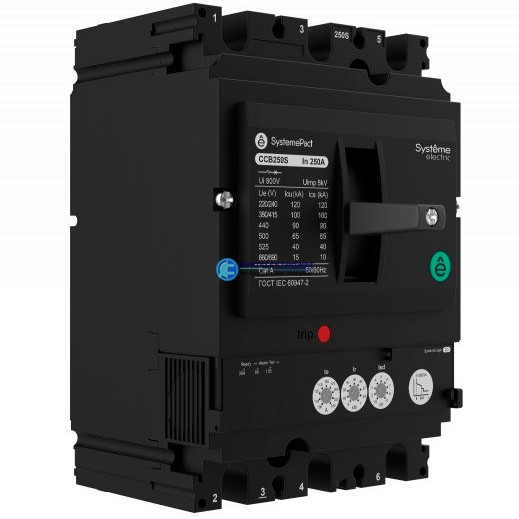 АВТ.ВЫКЛ SYSTEMEPACT CCB100 36KA 3P3D TMD50 РЫЧАГ Schneider Electric SPC100F050L3DF
