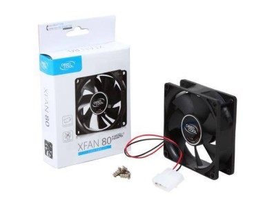 Вентилятор Deepcool XFAN 80 80x80x25 4-pin (Molex)20dB 82gr Ret