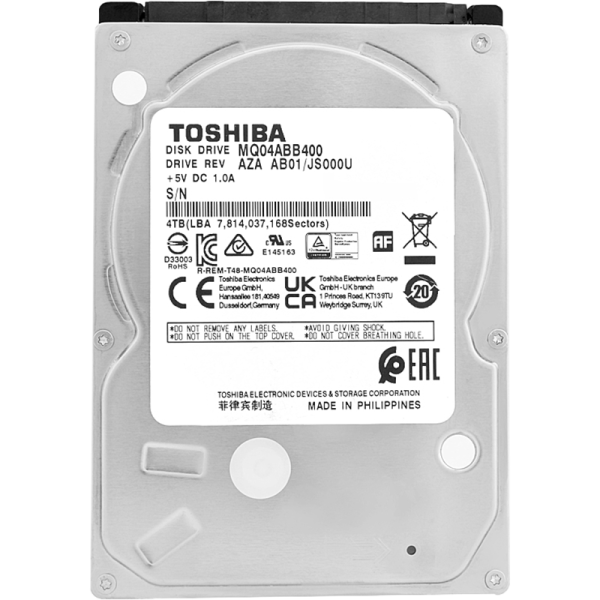 Жесткий диск Toshiba 4Tb (MQ04ABB400)