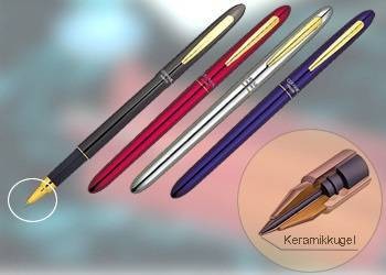 Ручка керамическая Kyocera, Ceramic pen KC-10A silver