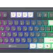 Клавиатура Oklick 711G серый/белый USB Multimedia for gamer LED (1790385) Oklick 1790385