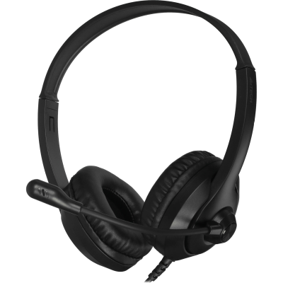 Наушники с микрофоном A4Tech Fstyler FH100U черный 2м накладные USB (FH100U (STONE BLACK)) A4Tech FH100U (STONE BLACK)