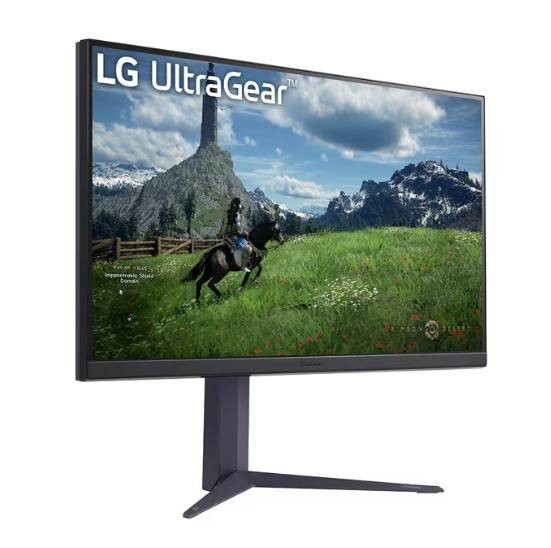МОНИТОР 32" LG 32GS85Q-B Black с поворотом экрана (IPS, 2560x1440, 180Hz, 1 ms, 178°/178°, 350 cd/m, 1000:1,+2хHDMI 2.0)