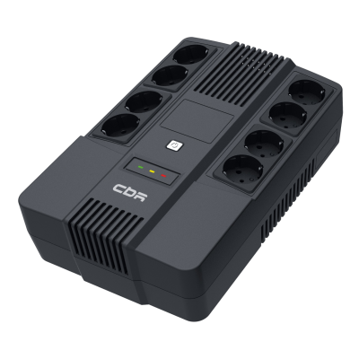 Линейно-интерактивный ИБП в плоском корпусе "Brick" CBR UPS-OFK-101E-600