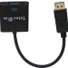 Кабель-переходник DP --> VGA-F 0,2m , Telecom (TA552) Telecom DP  —  VGA-F 0,2m