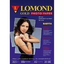 Фотобумага LOMOND Барита Сатин GOLD, 325/А3+/20л.