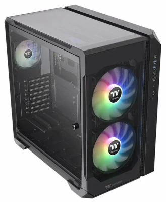 Корпус без блока питания HSPD M521-TGBK-ARGB