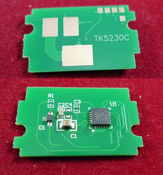 Чип для Kyocera Ecosys P5021cdn/M5521cdn (TK-5230C) Cyan, 2.2K ELP Imaging®