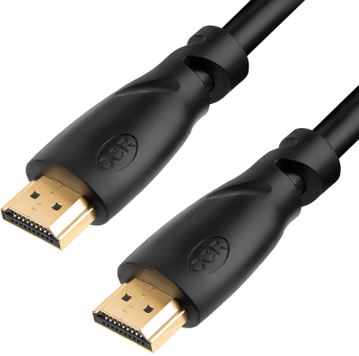Greenconnect Кабель 0.3m HDMI версия 1.4, черный, OD7.3mm, 30/30 AWG, позолоченные контакты, Ethernet 10.2 Гбит/с, 3D, 4K, GCR-HM310-0.3m, экран Greenconnect HDMI (m) - HDMI (m) 0.3м