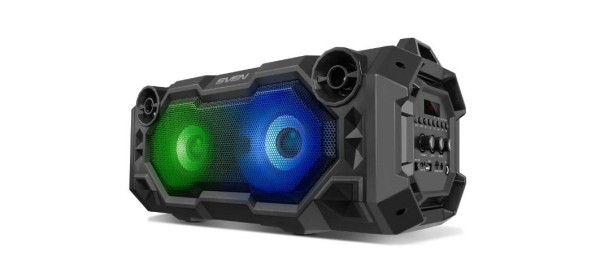 SVEN АС PS-500, черный (36 Вт, Bluetooth, FM, USB, microSD, LED-дисплей, 2000мА*ч) 