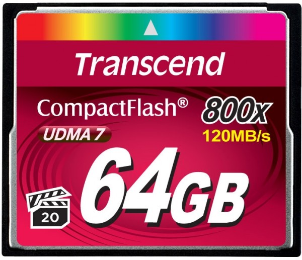 Карта памяти Transcend CompactFlash 800 64GB