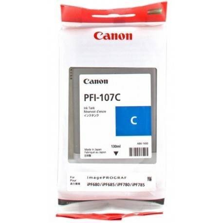 Картридж CANON PFI-107 C голубой,  130ml
