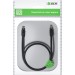 GCR Патч-корд прямой 0.2m UTP кат.6, черный, 24 AWG, ethernet high speed, RJ45, T568B, GCR-52951 Greenconnect GCR-52951