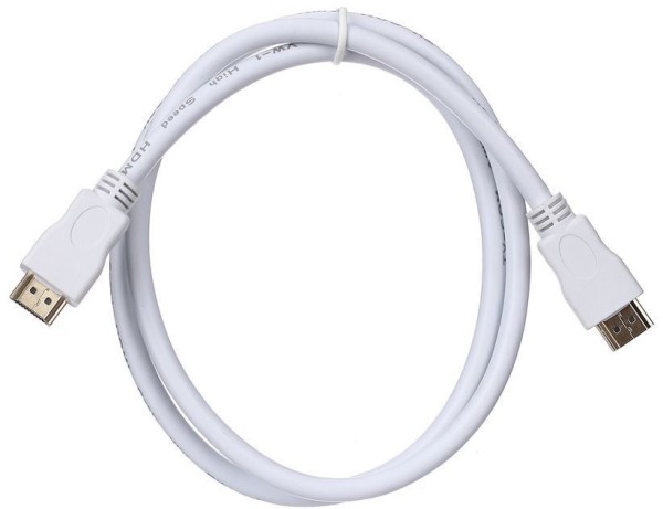Кабель цифровой HDMI19M to HDMI19M, V1.4+3D, 1m, TV-COM <CG150SW-1M>белый TV-COM HDMI (m) - HDMI (m) 1м