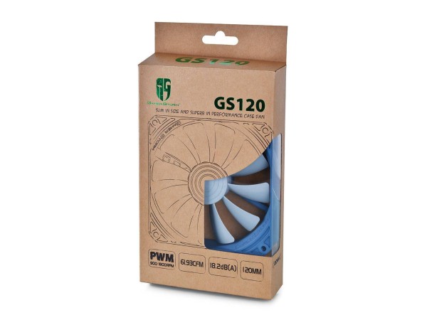 Вентилятор DEEPCOOL GS120 (120мм, 18-32dB, 900-1800 rpm, 4pin) RTL