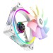 Вентилятор для корпуса комплект 3-in-1 ID-Cooling ZF-12025-ARGB-TRIO-SNOW White 120×120×25mm 1600RPM 4Pin /5V 3Pin ARGB