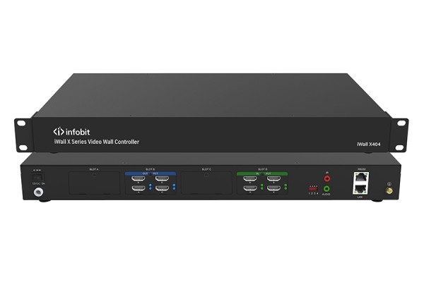 Контроллер видеостены Infobit [iWall X404] Разрешение 1080Р, 4х4 HDMI