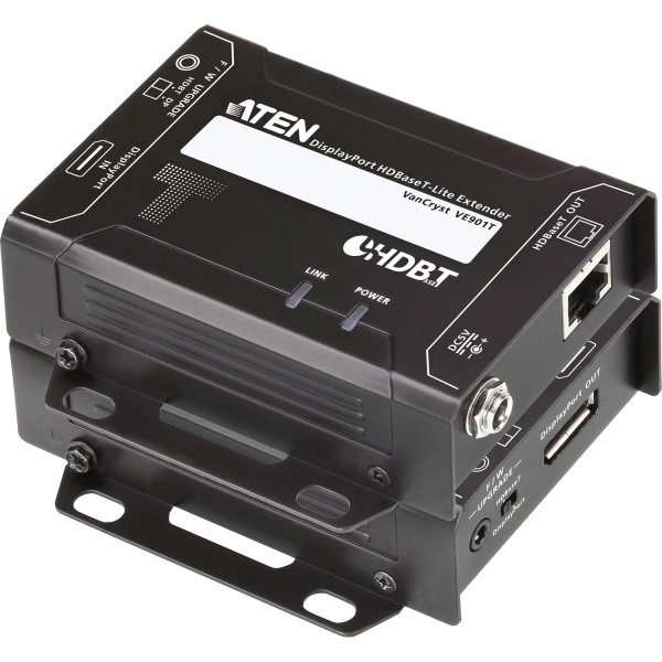 Удлинитель DisplayPort HDBaseT-Lite (4K@40м / 1080p@70м) ATEN VE901