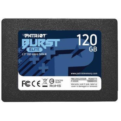 Жесткий диск SSD ATA2.5" 120GB BURST ELITE PBE120GS25SSDR PATRIOT