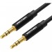 Кабель Vention аудио Jack 3,5 mm M/Jack 3,5 mm M  - 0.5м Черный Vention BAKBD