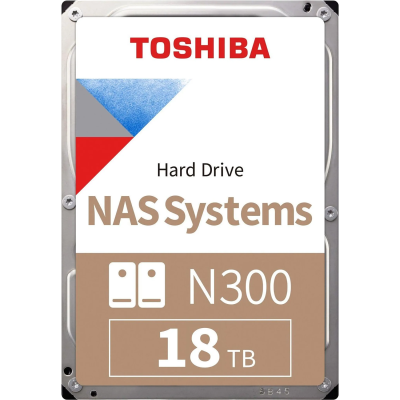 Жесткий диск Toshiba N300 NAS 10Tb (HDWG51JXZSTA)