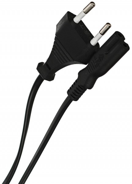 Кабель для аудио-видео техники IEC-320-C7 -- розетка EU, 2-pin <VDE>, VCOM <CE023-CU0.5-3>, 3,0m VCOM CE023-CU0.5-3M