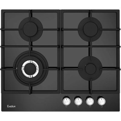 Встраиваемая варочная панель газовая EVELUX EVELUX HEG 655 BG