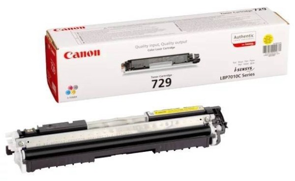 Картридж CANON 729 Y желтый  1000 стр