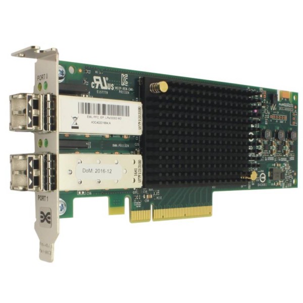 Контроллер LSI Emulex LPe32002-M2-D HBA Dual Port 32Gb Fibre Channel HBA (LPE32002-M2-D)
