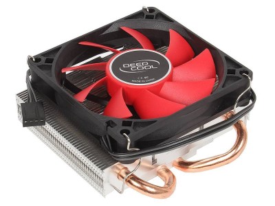 Кулер CPU DEEPCOOL HTPC-200 (универсальный, 100W, 18-26 dB, 600-2500 rpm, 80мм, 4pin, медь+ алюминий, низкопрофильный) R