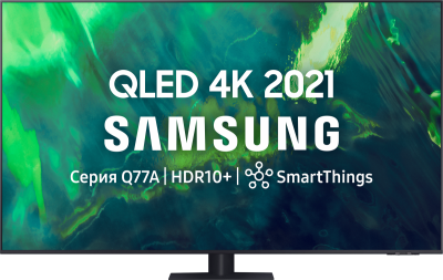 Телевизор ЖК 85" Samsung Q77A QLED 4K Smart TV 2021